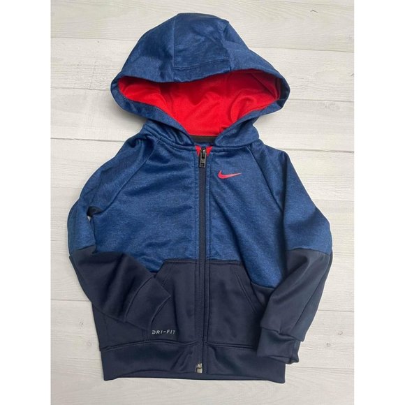 Nike toddler baby boys pants and jacket set blue red 24 months - Picture 2 of 9